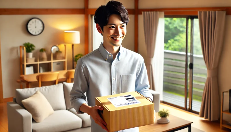 受け取り連絡手順