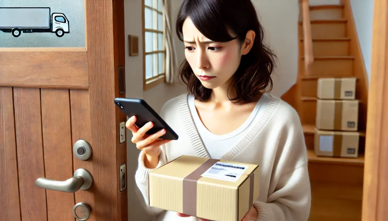 受け取り連絡注意点