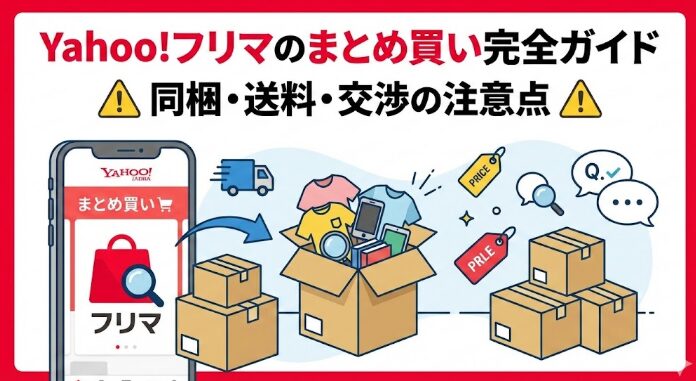 yahooフリマのまとめ買い完全ガイド｜同梱・送料・交渉の注意点
