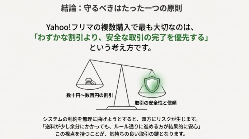 Yahoo!フリマのまとめ買いで守るべき安全原則と要点まとめ
