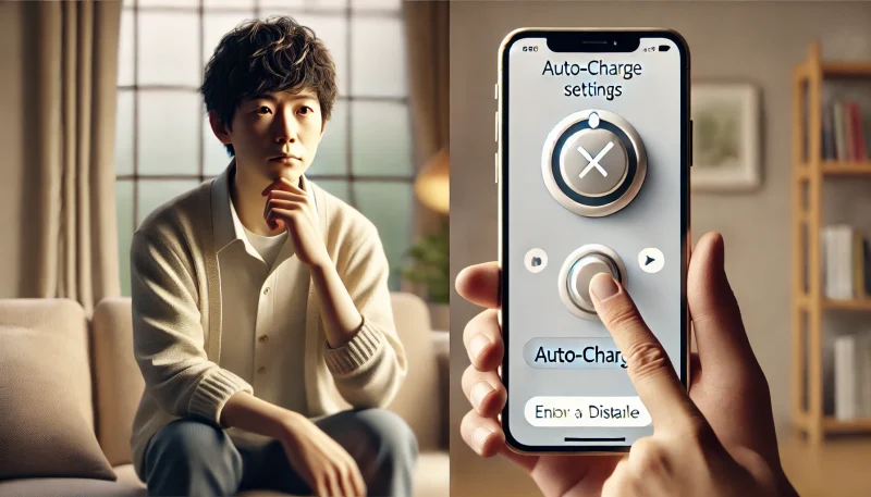 オートチャージ設定時のメリットとデメリット