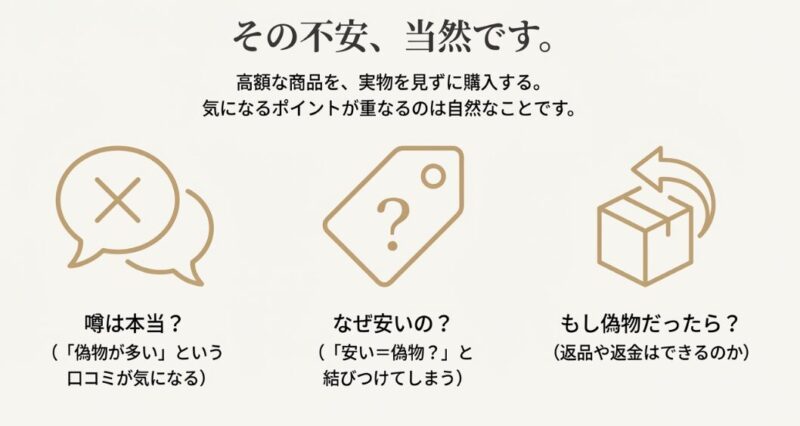 その不安は当然