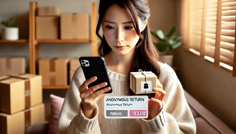 4専用出品を活用して匿名で返送してもらう