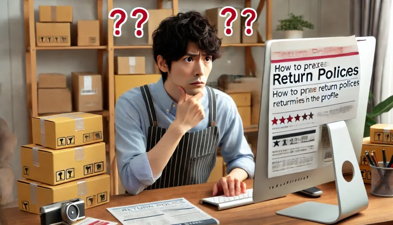 プロフィール記載と返品不可の注意点